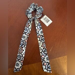 Vera Bradley Floral Hair Scrunchie - Black, Blue, Pink